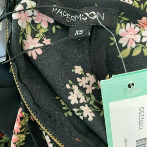 Papermoon Stitch Fix Womens Lanie Crew Neck Floral Blouse XS