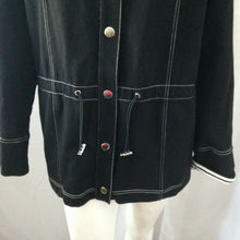 Load image into Gallery viewer, Sport Saavy Womens Black and White Lined Light Jacket Size Small