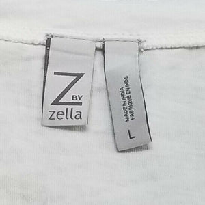 Z By Zella Tshirt Womens White Pullover Womens Size Large