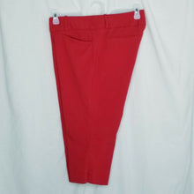 Load image into Gallery viewer, The Limited Womens Red Exact Stretch MidRise Straight Leg Pedal Pushers Pants 14