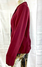 Load image into Gallery viewer, Vintage Paul Harris Burgundy Women&#39;s Business Blazer Medium