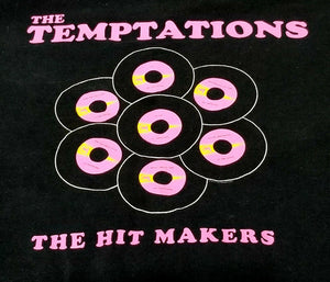 Gildan Mens Womens Black Fuchsia The Temptations Short Sleeve Tshirt 5XL