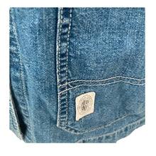 Load image into Gallery viewer, DKNY Jeans Shirt Men’s Denim Medium Wash Button Front Size P Small