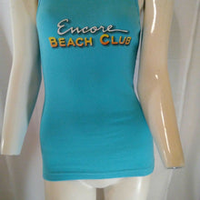 Load image into Gallery viewer, ENCORE Wynn Casino Beach Club Las Vegas Womens Blue Tank Top Size Medium