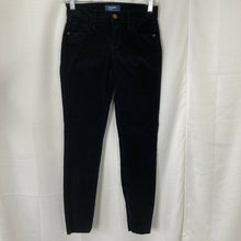 Load image into Gallery viewer, Old Navy Rockstar Womens Black Corduroy raw Hem Pants Size 0 Regular