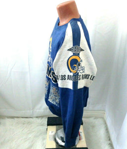 Los Angeles Rams Vintage 80s 90s Sweatshirt Large NFL Football LA St Louis