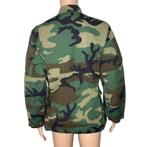Official Army Camo Jacket Womens Xsmall Short Shacket Stock 8415011841319