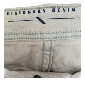 Visionary Denim Jeans Womens Size 30 Type 02 Off White Button Fly