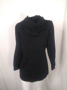 BP Womens Black Zip Front Hooded Jacket Size Small