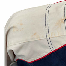 Load image into Gallery viewer, Ecko UNLTD Jacket Vintage Red White Blue Mens Size Large Lettermen Denim Varsity