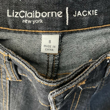 Load image into Gallery viewer, Liz Claiborne NY Jackie Jeans Womens Size 8 Dark Wash