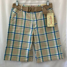 Load image into Gallery viewer, Carter&#39;s Watch The Wear Shorts Boys Plaid Boys Size 18 Light Brown Plaid