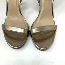 Load image into Gallery viewer, Steven By Steve Madden Rebeca Metallic Bronze Champagne Open Toe Heels 10