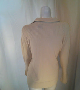 Kathie Lee Collection Womens White Acrylic Sweater Extra Large 16-18