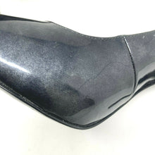 Load image into Gallery viewer, Nine West Dark Gray Metallic Open Toe Heel Size 9.5 M