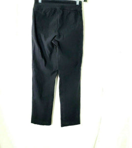 Raffinalla Womens Textured Black Stretch Pants Leggings Size Extra Small