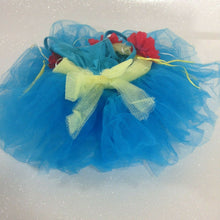 Load image into Gallery viewer, Unbranded Girls Blue and Red One Piece Tutu Dance Costume Xtra Small