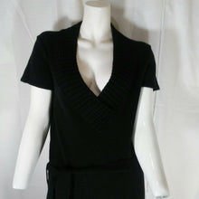 Load image into Gallery viewer, Its Our Time Womens Long Black Sweater w Fancy Neckline Medium