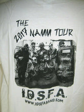 Load image into Gallery viewer, I.D.S.F.A. BAND 2017 TOUR SHIRT L MINT SHOCK ROCK DEATH METAL ZOMBIE IDSFA GWAR