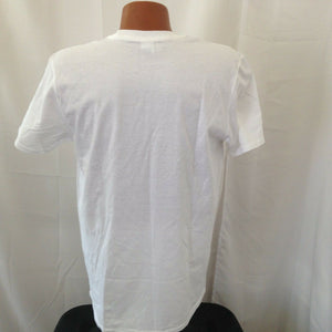 Cool M or is that Just Your Face Mens white Tshirt Large