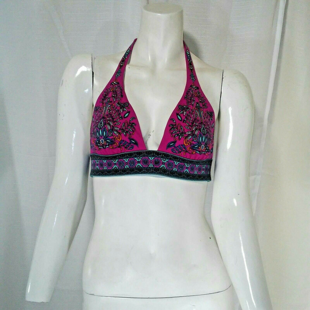 Victoria's Secret Womens Multicolored Triangle Bikini Top Small