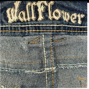 Wallflower Womens Blue Denim Short Shorts Juniors Size 7