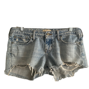 Abercrombie & Fitch Denim Short Shorts Womens 6R Cutoffs Distressed
