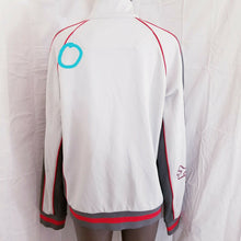 Load image into Gallery viewer, Vintage Fox Mens Gray Red Full Zip Athletic Style Long Sleeved Jacket Large