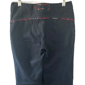 E land Pants Black w Red Plaid Womens Size XL Schoolgirl Uniform