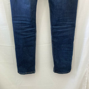 Levi’s 502 Mens Taper Fit Dark Wash Blue Denm Jeans Size 30x32