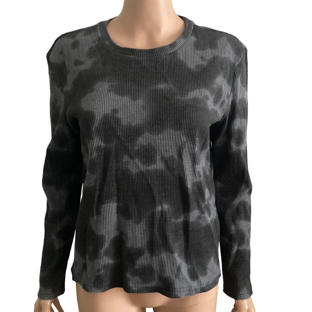 RDI Shirt Flannel Womens Medium Black Camo Pullover New