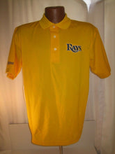 Load image into Gallery viewer, RARE Tampa Bay Rays Med staff baseball golf shirt adult size M stitched mlb