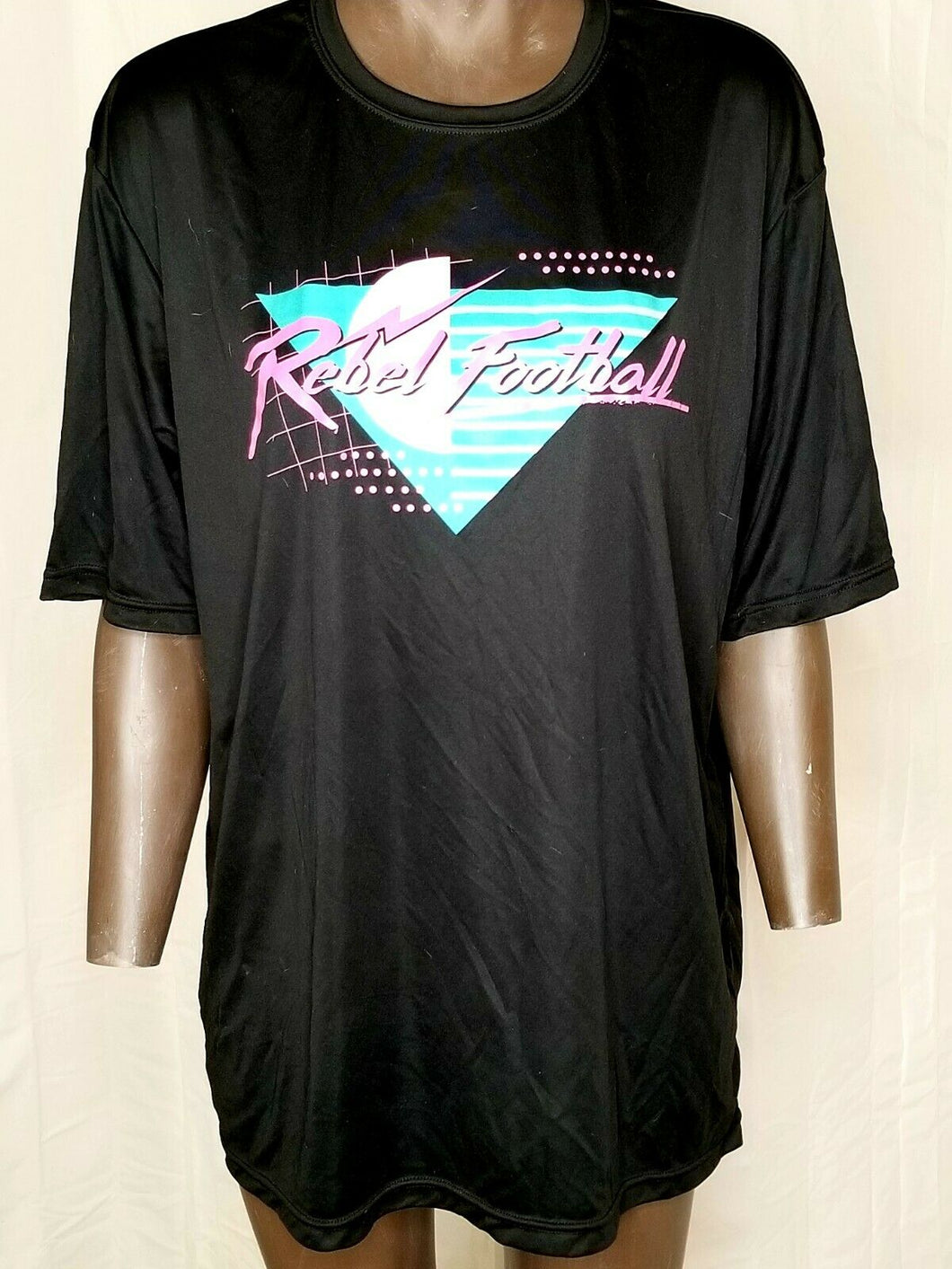 retro 80s unlv neon black Rebels Football Findlay Toyota Las Vegas shirt XL NCAA