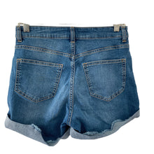 Load image into Gallery viewer, H&amp;M Shorts Cutoff Womens Size 6 Medium Wash Blue Hi Rise Cuffed
