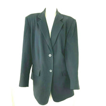 Load image into Gallery viewer, Nygard Collectiion Womens Black Plus Size Blazer Size 16