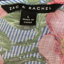 Load image into Gallery viewer, Zak &amp; Rachel Women’s Multicolored Floral Blouse Large