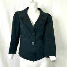 Load image into Gallery viewer, O&#39;neill Womens Black Button Front Light Jacket XL