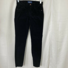 Load image into Gallery viewer, Old Navy Rockstar Womens Black Corduroy raw Hem Pants Size 0 Regular