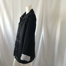 Load image into Gallery viewer, Sport Saavy Womens Black and White Lined Light Jacket Size Small