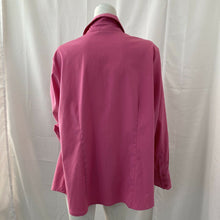 Load image into Gallery viewer, Lane Bryant Women’s Pink Plus Size Button Down Blouse Extra Large 1X