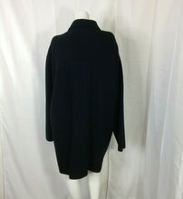 Load image into Gallery viewer, Designs &amp; Co Lane Bryant Womens Vintage 60s 70s Black Wool Coat 20-22