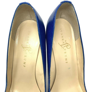 Ivanka Trump Itchalta Womens Blue Leather Pumps Size 9.5