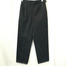 Load image into Gallery viewer, Womens Pants Black Beaded Hemline Size 24x25