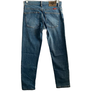 Wrangler Jeans Boys 12 Regular Five Star Taper Fit  Light Wash Blue Jeans