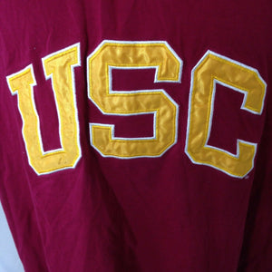 USC Men Embroidered Red and Gold T-shirt adult Size XL NCAA football