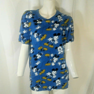 Forever 21 Disney Collection Exclusive Womens Blue Mickey Mouse Tshirt Small