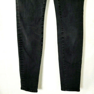 J Brand Maria Vanity Womens Black Stretch Black Denim Jeans Size 28