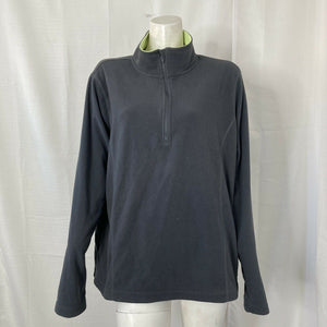 Danskin Now Women’s Gray Pullover Half Zip Fleece Jacket XL