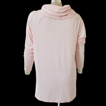 Load image into Gallery viewer, Gibsonlook Sweater Womens Pink Convertible Neckline Brushed Knit Hi-Low Medium