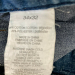 Perry Ellis Jeans Men’s Blue Denim 34x32 medium wash